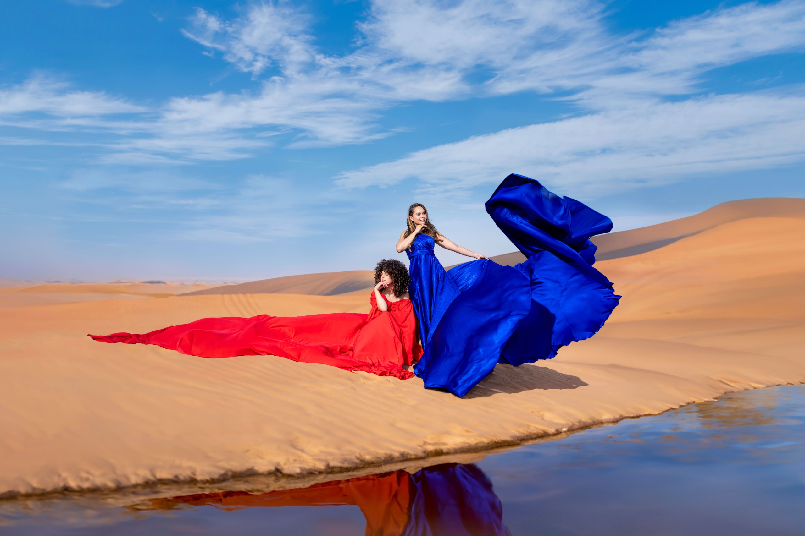 Flying Dress Photoshoot in Dubai -KNH